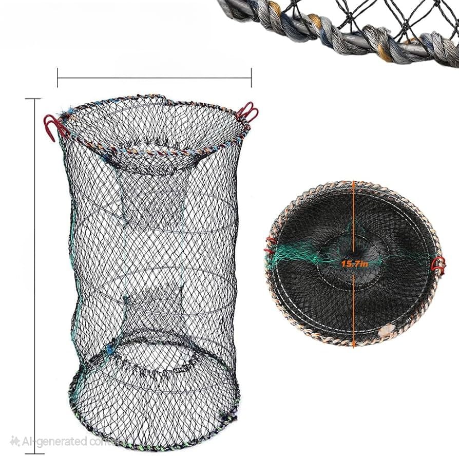 Cylinder fishing net trap | Catch fish, shrimp, prawns