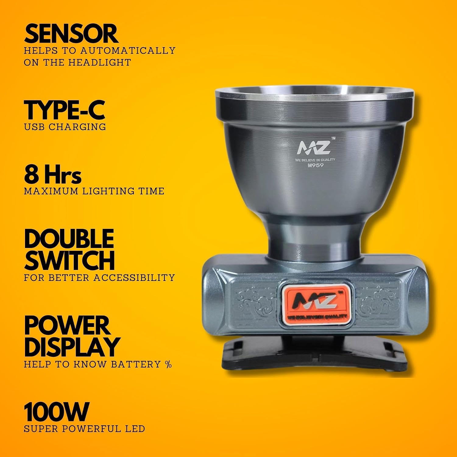 MZ M959 (Rechargeable LED HEADLAMP)
