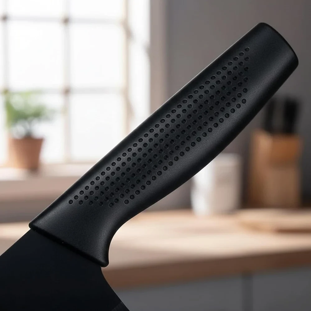 3 Pcs Black Knife Set