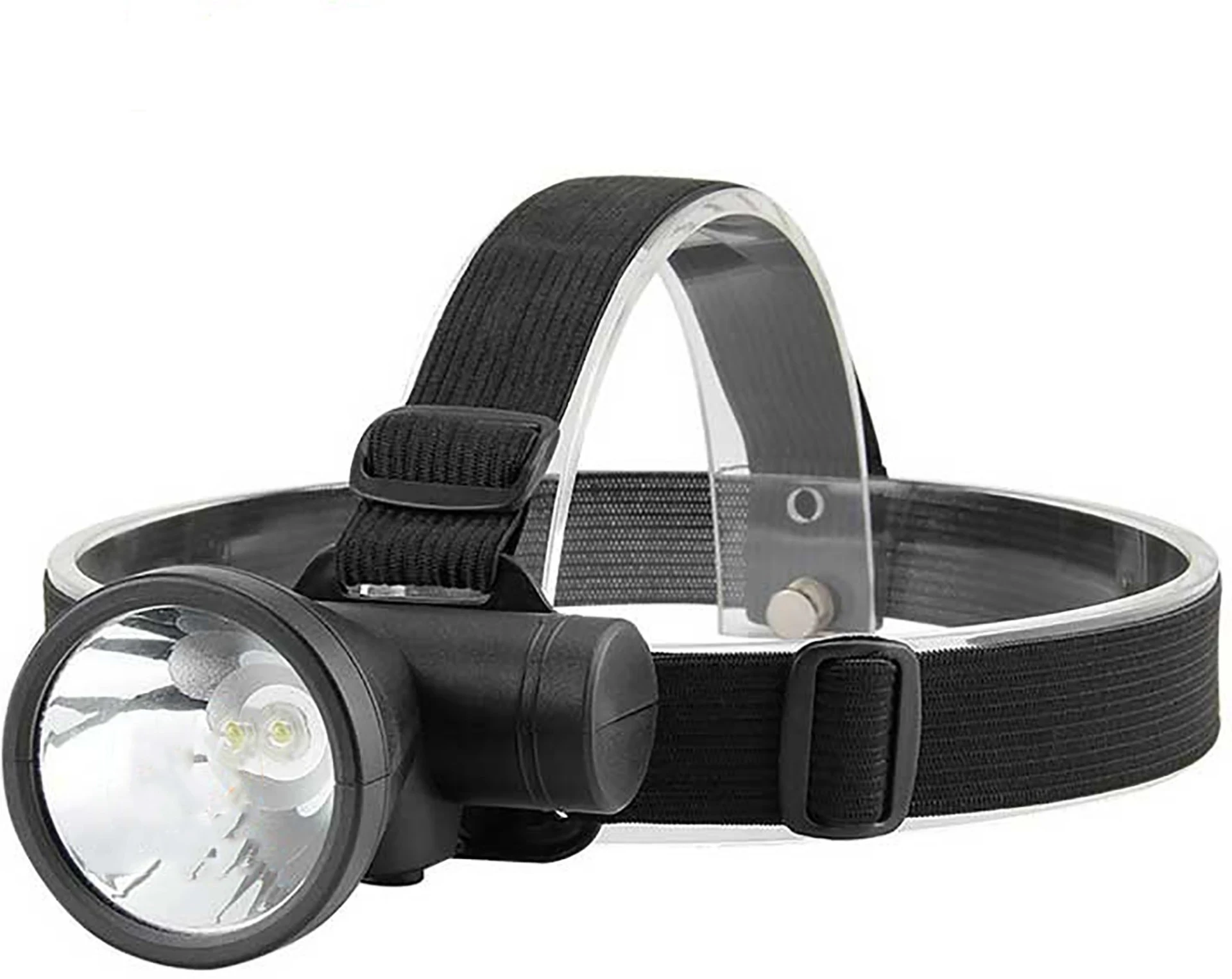 Dp 7237A (REACHARGEABLE LED HEAD LIGHT) Torch (Black, 20 cm, Rechargeable)